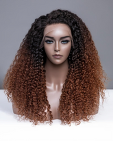 Dripping Haute Curly Units, Paired with 13x4 HD Frontal