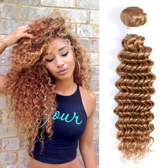 Golden Honey Deep Wavy Bundle