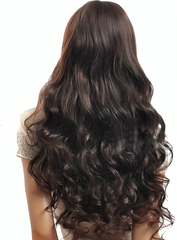 Dark Brown Wavy Wig-200g