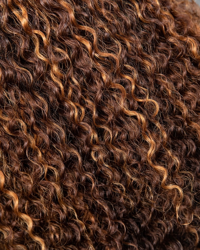 Streak Fabulosity Burmese Curly Wig