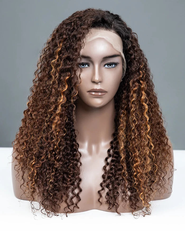 Streak Fabulosity Burmese Curly Wig